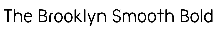 The Brooklyn Smooth font