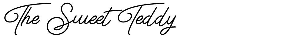 The Sweet Teddy font