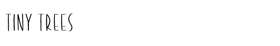 Tiny Trees  font