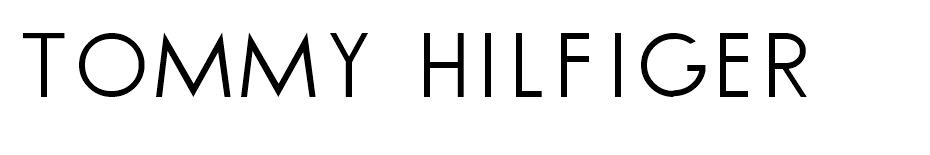 Tommy Hilfiger AF font