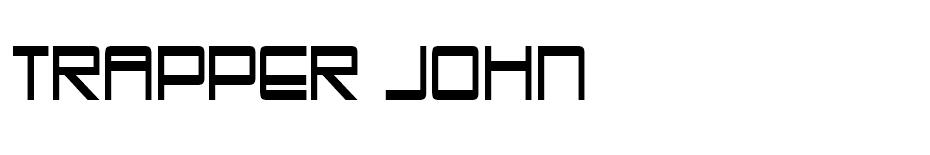 Trapper John Font font