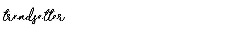 Trendsetter font