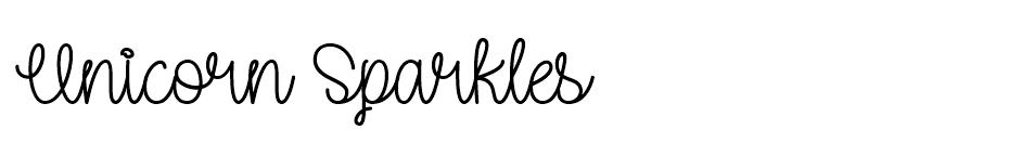 Unicorn Sparkles font