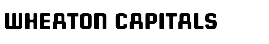 Wheaton Font font