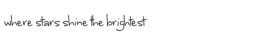 Where stars font