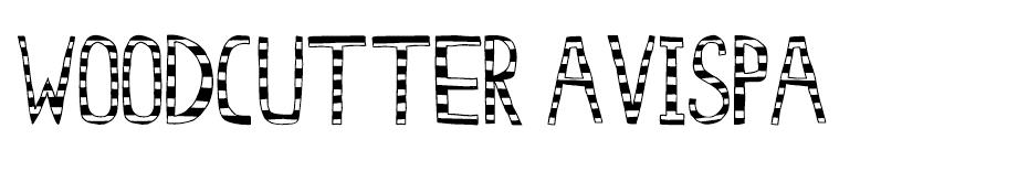 Woodcutter Avispa font