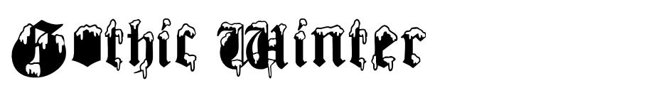 Gothic Winter font