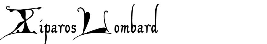 Xiparos Lombard font