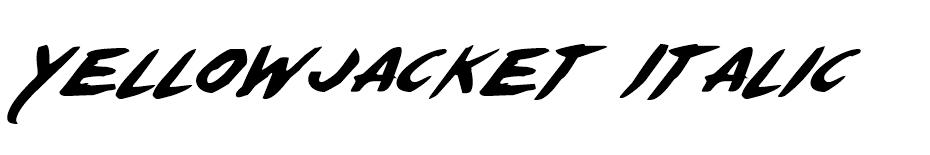 Yellow Jacket font