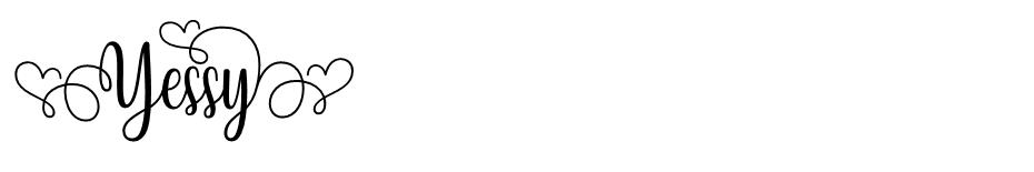 Yessy font