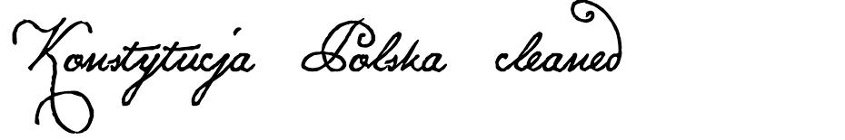 Konstytucja Polska font