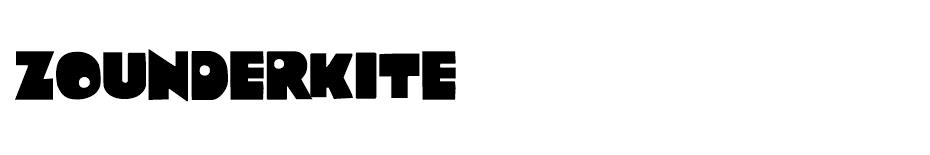 Zounderkite font