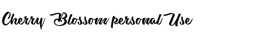 Cherry Blossom font