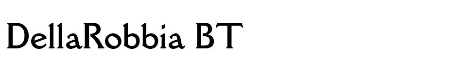 DellaRobbia BT font