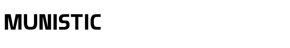 Munistic Font font