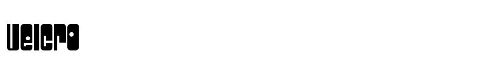 Velcro font
